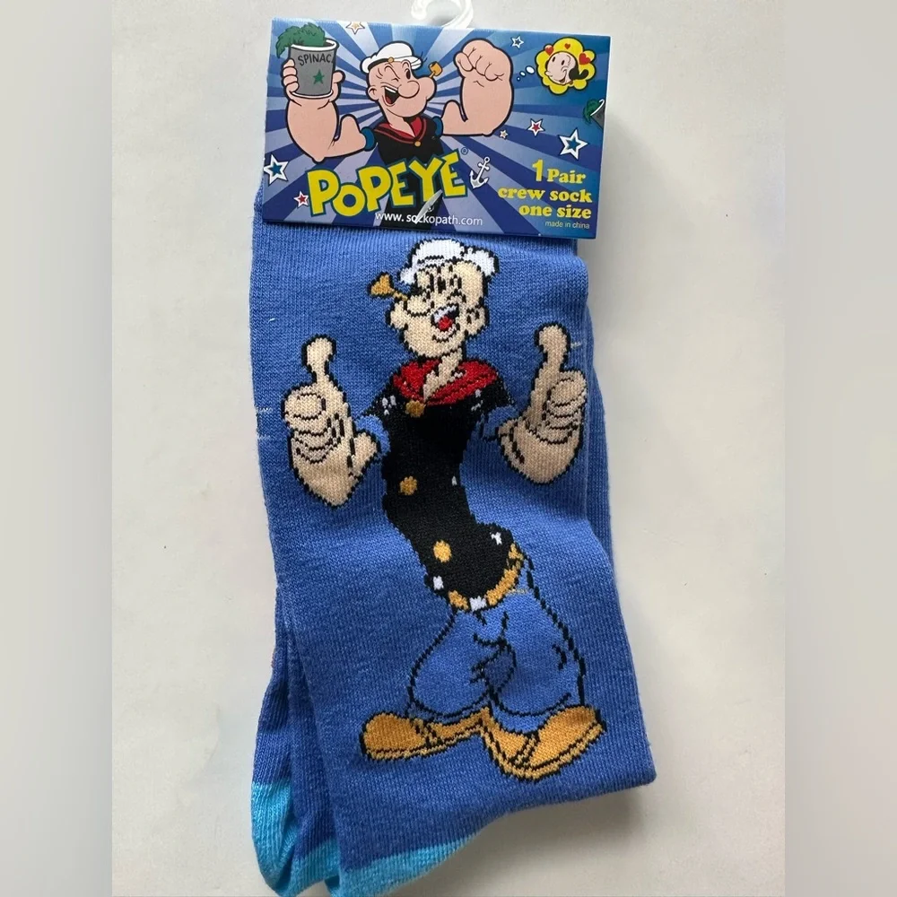 Popeye ‎ Crew Socks
